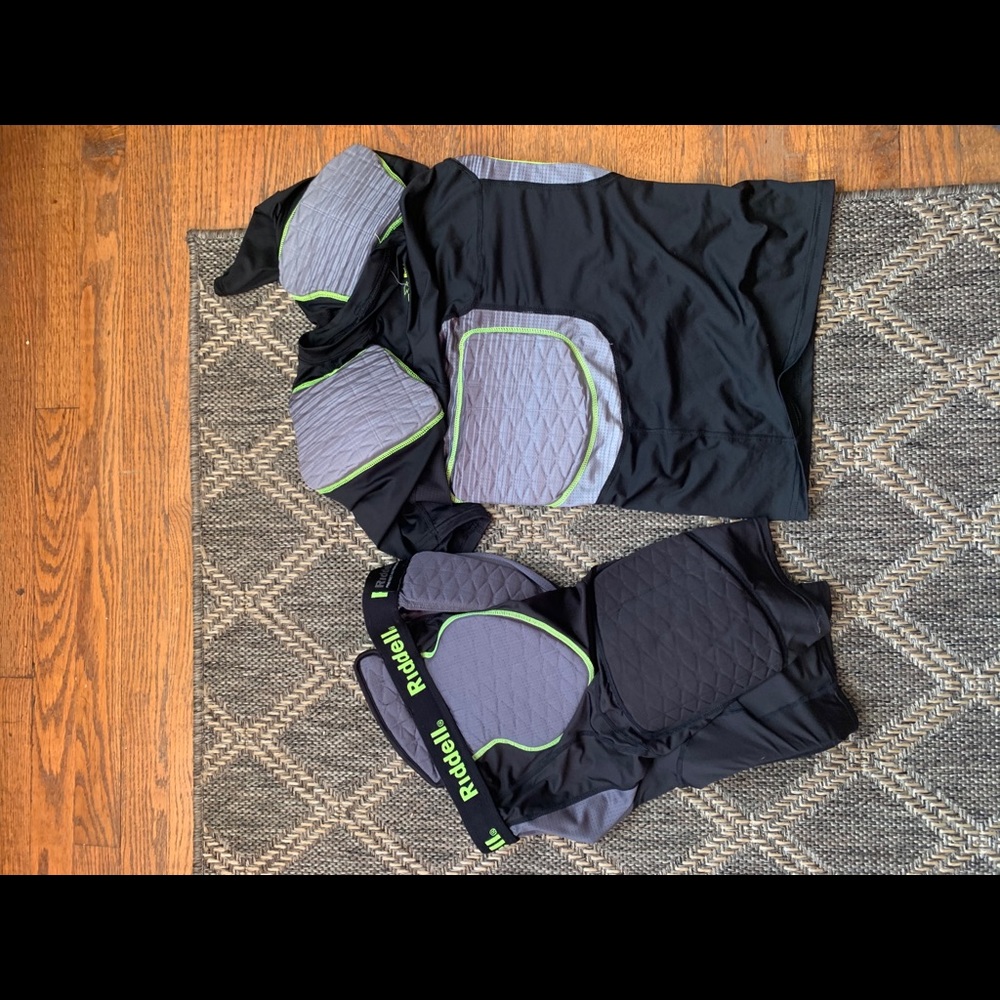 Riddell football under pads